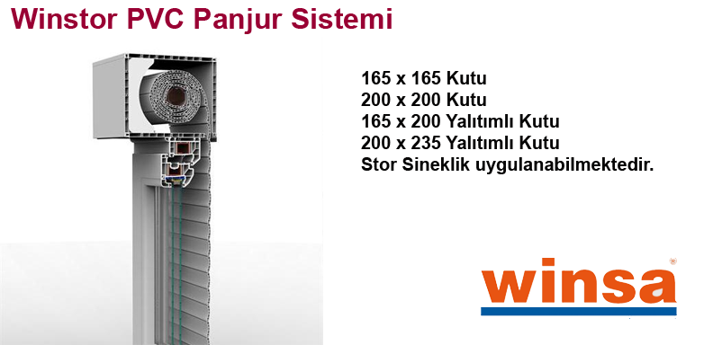 Winstor PVC Panjur Sistemi